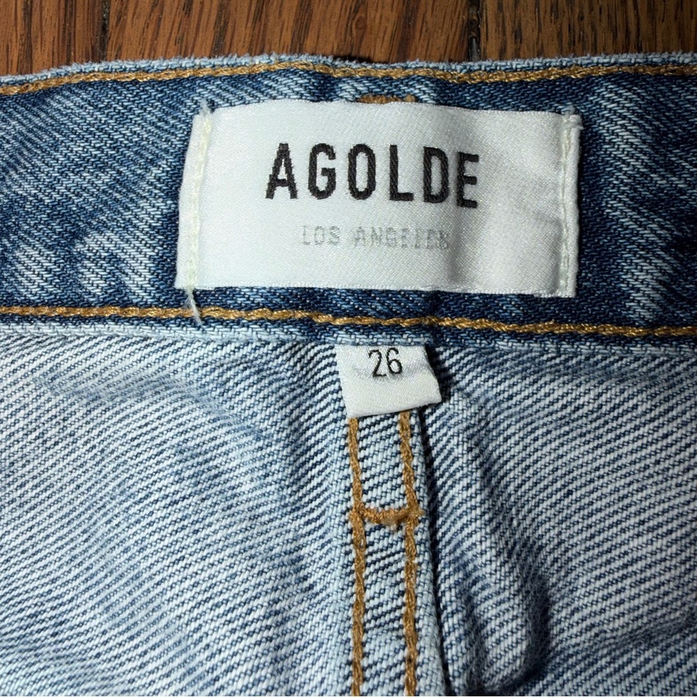 Agolde Women’s 90’s Jean Loose Fit Ripped Denim Size 26 - Picture 8 of 16